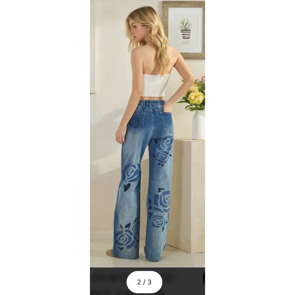OLI & HALI jeans OH! jeans Oli and Hali pants OLI HALI jeans floral OLI&hali 2-6
